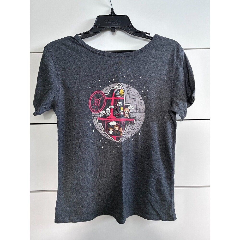 Disney Parks Star Wars New Hope Death Star T-Shirt Youth Size XL 14 Sensory Frie